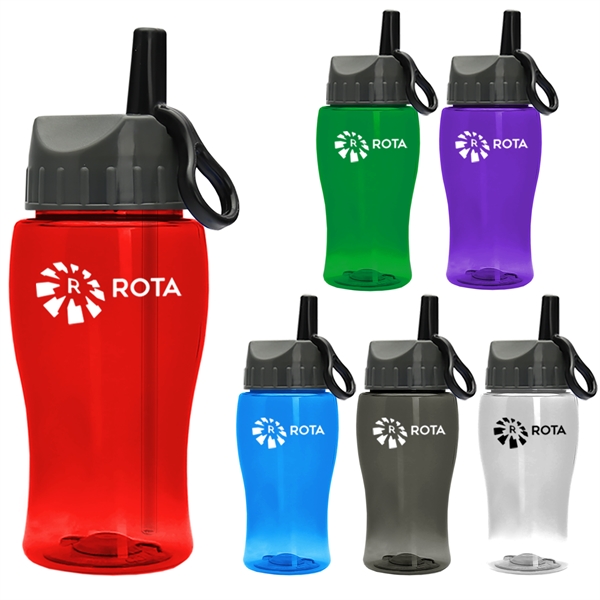 Garyline® Poly+ Jr. Bottle with Ring-Straw Lid - 18 oz.