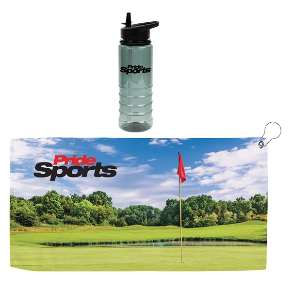 Hole in One Sports Bottle Gift Set - Hole in One Sports Bottle Gift Set - Image 1 of 6