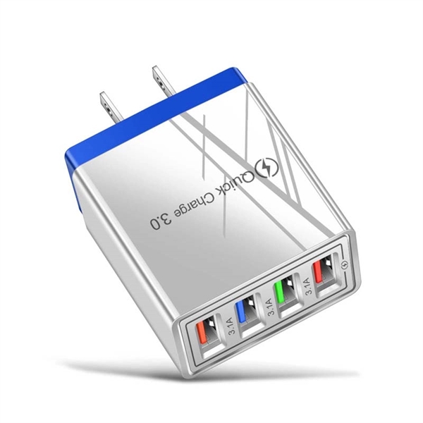 4 Port USB Wall Charger - 4 Port USB Wall Charger - Image 4 of 6