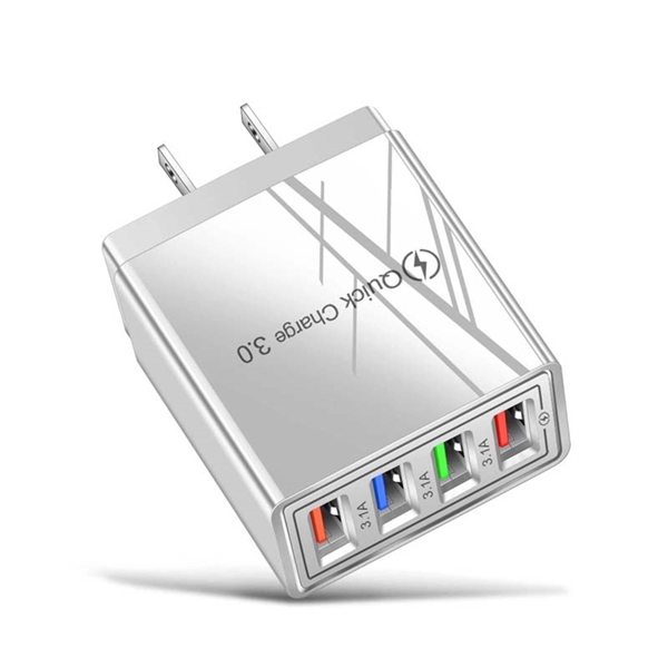 4 Port USB Wall Charger - 4 Port USB Wall Charger - Image 6 of 6