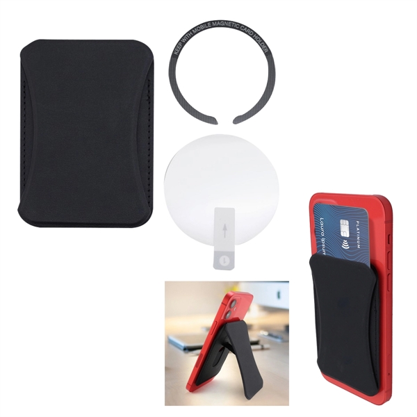 Magnetic Phone Wallet and Stand - Magnetic Phone Wallet and Stand - Image 0 of 2