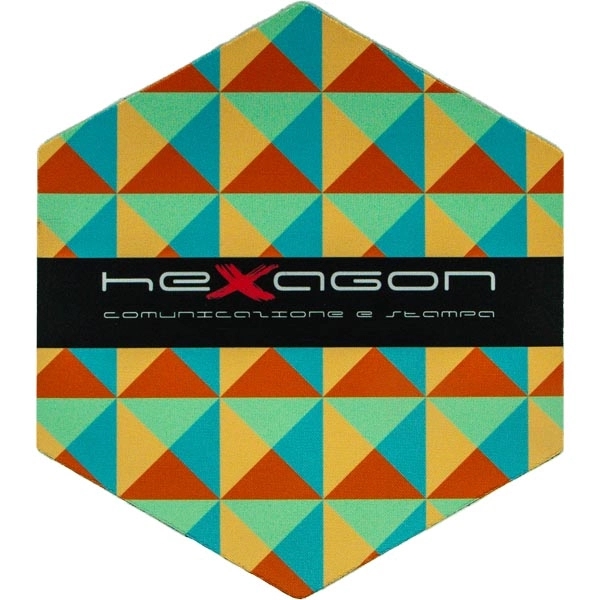 Hexagon Shape Soft Mouse Pad 7.38"x 8.52"x 0.125" - Hexagon Shape Soft Mouse Pad 7.38"x 8.52"x 0.125" - Image 3 of 4