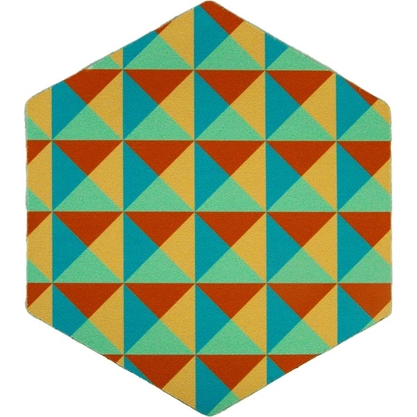 Hexagon Shape Soft Mouse Pad 7.38"x 8.52"x 0.125" - Hexagon Shape Soft Mouse Pad 7.38"x 8.52"x 0.125" - Image 0 of 4