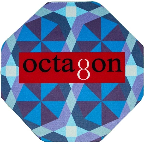 Octagon Shape Soft Mouse Pad 8"x 8"x 0.125" - Octagon Shape Soft Mouse Pad 8"x 8"x 0.125" - Image 4 of 4