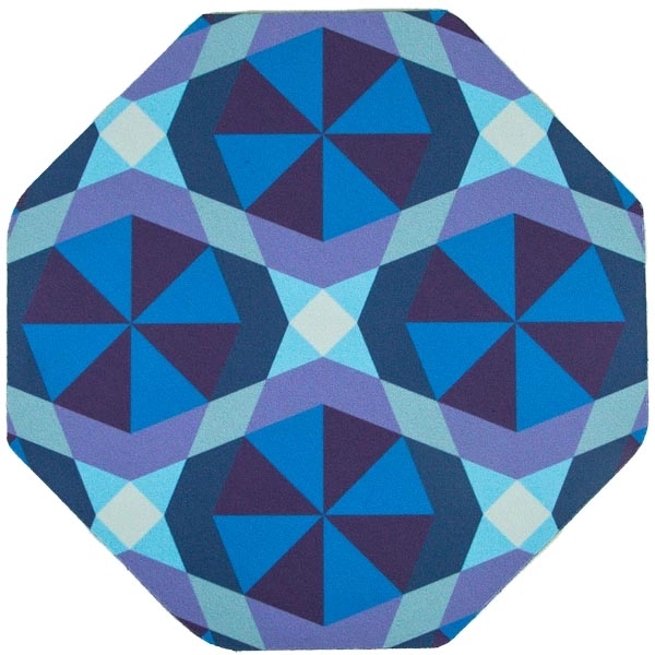 Octagon Shape Soft Mouse Pad 8"x 8"x 0.125" - Octagon Shape Soft Mouse Pad 8"x 8"x 0.125" - Image 3 of 4