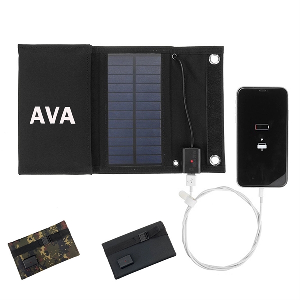 20W Solar Folding Kit Usbsolar Panel Portable Pv Set - 20W Solar Folding Kit Usbsolar Panel Portable Pv Set - Image 0 of 1