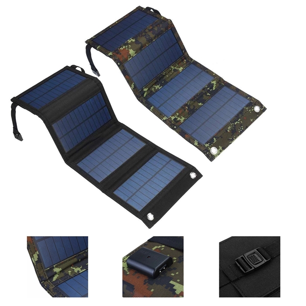 20W Solar Folding Kit Usbsolar Panel Portable Pv Set - 20W Solar Folding Kit Usbsolar Panel Portable Pv Set - Image 1 of 1