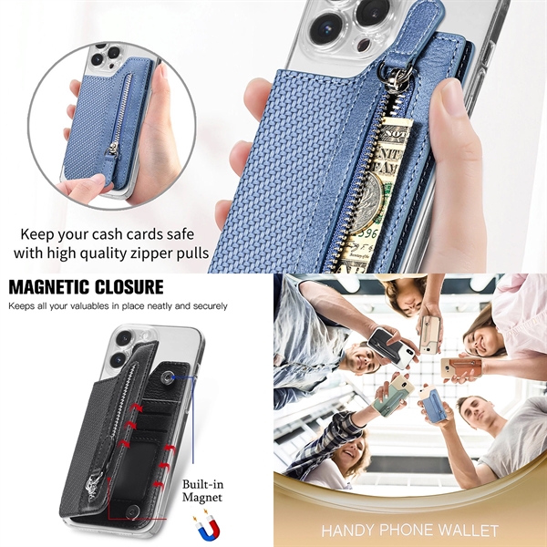 Mobile Phone Left And Right Flip Multiple Card Holder - Mobile Phone Left And Right Flip Multiple Card Holder - Image 5 of 9