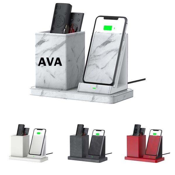 Office Wireless Charging Pen Holder - Office Wireless Charging Pen Holder - Image 0 of 5