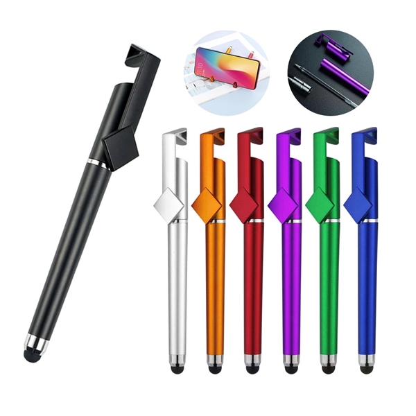 Stylus Pen With Phone Stand/ Screen Cleaner - Stylus Pen With Phone Stand/ Screen Cleaner - Image 0 of 9