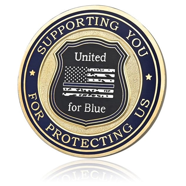 Hard Enamel Challenge Coins, 1.5"-3" - Hard Enamel Challenge Coins, 1.5"-3" - Image 1 of 10