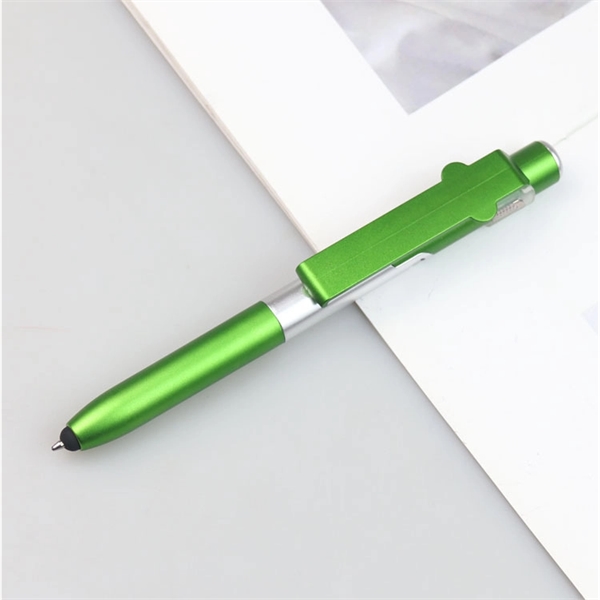 4-in-1 Phone Stand Stylus Pen with LED Light - 4-in-1 Phone Stand Stylus Pen with LED Light - Image 1 of 9