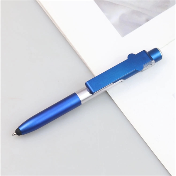 4-in-1 Phone Stand Stylus Pen with LED Light - 4-in-1 Phone Stand Stylus Pen with LED Light - Image 2 of 9