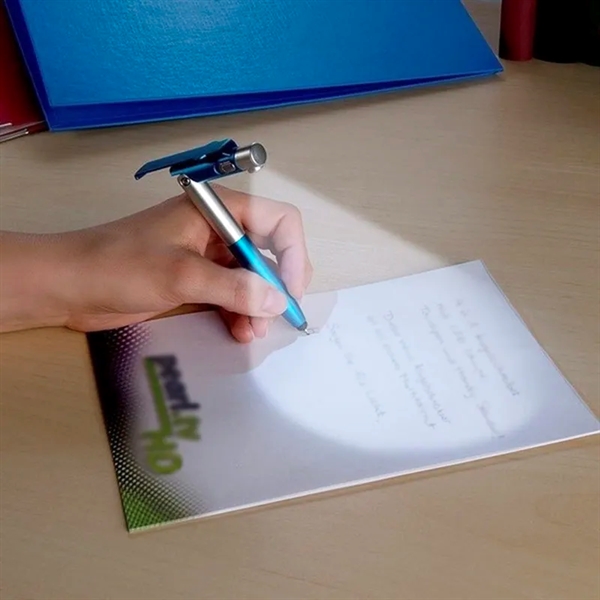4-in-1 Phone Stand Stylus Pen with LED Light - 4-in-1 Phone Stand Stylus Pen with LED Light - Image 7 of 9
