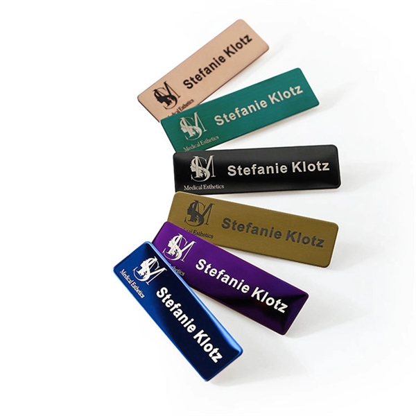 Stainless Steel Name Tag Badge - Stainless Steel Name Tag Badge - Image 2 of 11