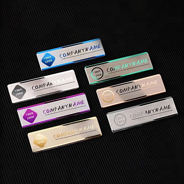 Stainless Steel Name Tag Badge - Stainless Steel Name Tag Badge - Image 4 of 11