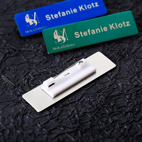 Stainless Steel Name Tag Badge - Stainless Steel Name Tag Badge - Image 6 of 11