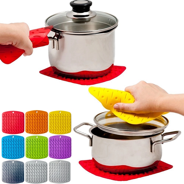 Silicone Trivet Mats Pot Holder - Silicone Trivet Mats Pot Holder - Image 1 of 4
