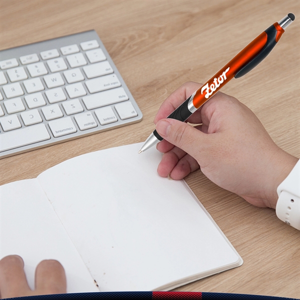 Kuma Plastic Pens with Screen Touch Stylus - Kuma Plastic Pens with Screen Touch Stylus - Image 1 of 8