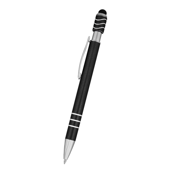 Custom Spin Top Pen With Stylus