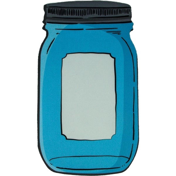 Jar Shape Soft Mouse Pad 9"x 5"x 0.125"