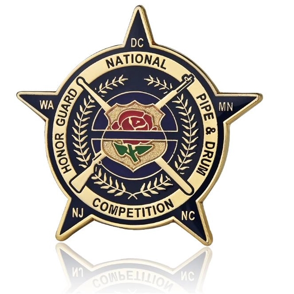 Custom Hard Enamel Challenge Coins, 1.5"-3"