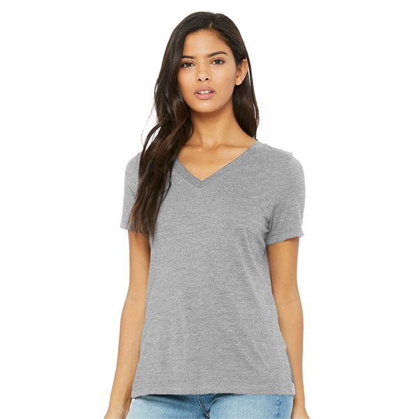 BELLA + CANVAS Women's Relaxed Heather CVC V-Neck Tee - BELLA + CANVAS Women's Relaxed Heather CVC V-Neck Tee - Image 0 of 26