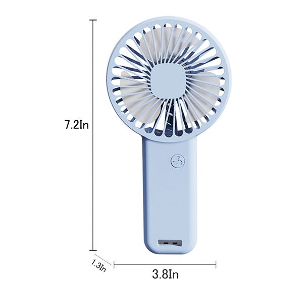 Mini USB Rechargeable Handheld Portable Fan - Mini USB Rechargeable Handheld Portable Fan - Image 1 of 4