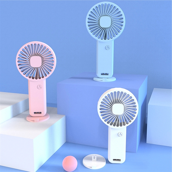 Mini USB Rechargeable Handheld Portable Fan - Mini USB Rechargeable Handheld Portable Fan - Image 2 of 4