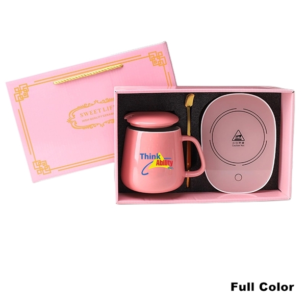 Temperature Control Smart Heating Coffee Mug Cup Warmer Set - Temperature Control Smart Heating Coffee Mug Cup Warmer Set - Image 2 of 11