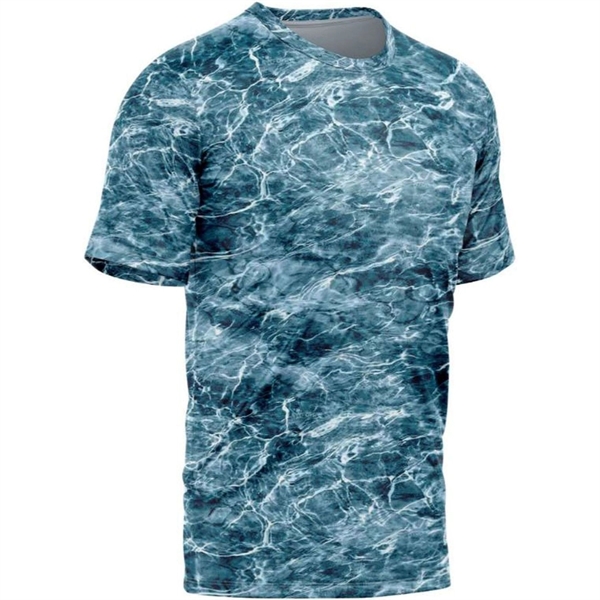 Mossy Oak® Men's 4.4 Oz. Polyester Interlock T-Shirt UPF 50+ - Mossy Oak® Men's 4.4 Oz. Polyester Interlock T-Shirt UPF 50+ - Image 1 of 4