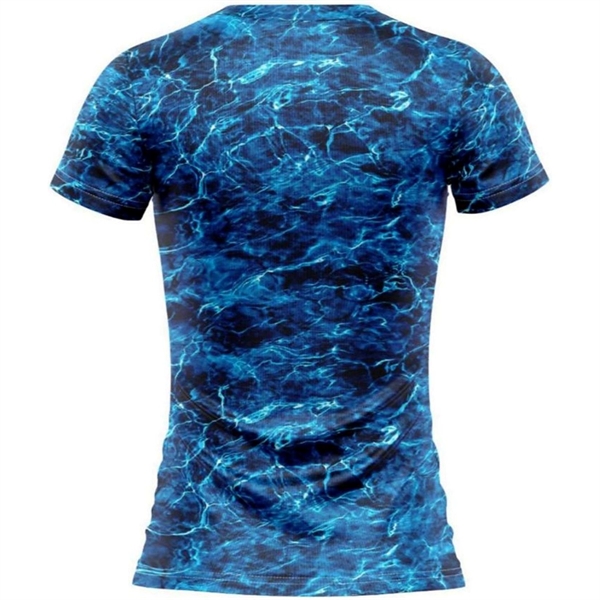 Mossy Oak® Women's. Polyester Interlock T-Shirt, UPF 50+ - Mossy Oak® Women's. Polyester Interlock T-Shirt, UPF 50+ - Image 2 of 4