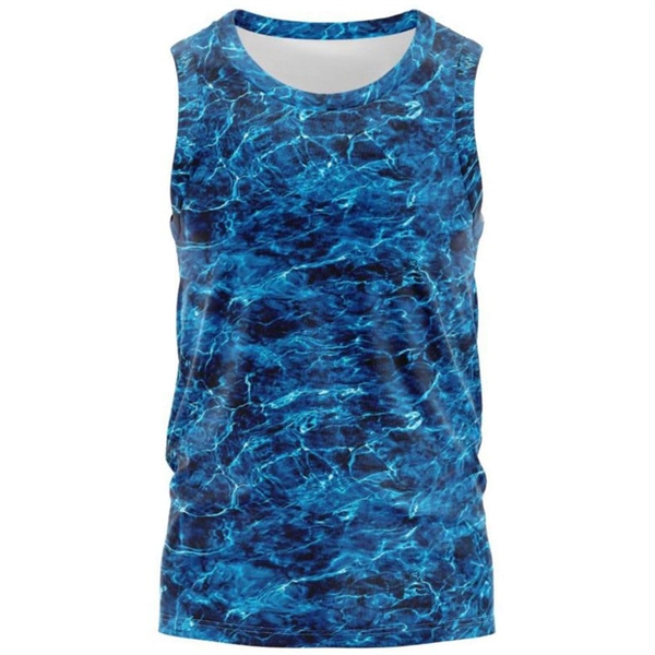 Mossy Oak® Men's 4.4 Oz. Polyester Interlock Tank, UPF 50+ - Mossy Oak® Men's 4.4 Oz. Polyester Interlock Tank, UPF 50+ - Image 1 of 3
