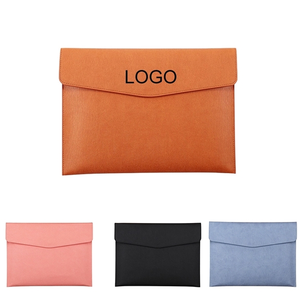 PU Leather A4 File Folder Document Holder - PU Leather A4 File Folder Document Holder - Image 0 of 7