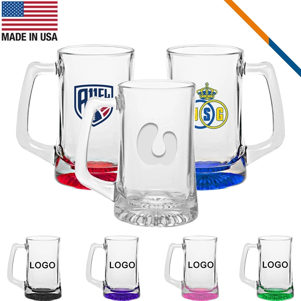 Moain Glass Beer Mugs - 14 OZ. - Moain Glass Beer Mugs - 14 OZ. - Image 0 of 9