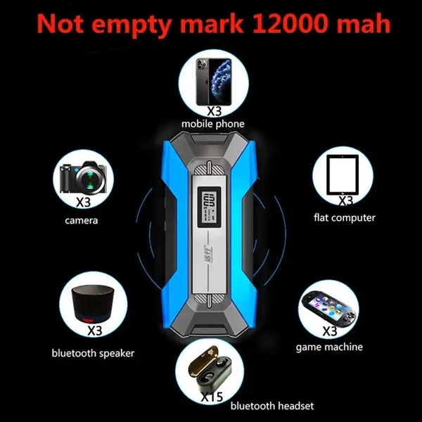 16000mAh 12V Car Auto Jump Starter Power Pack - 16000mAh 12V Car Auto Jump Starter Power Pack - Image 5 of 7