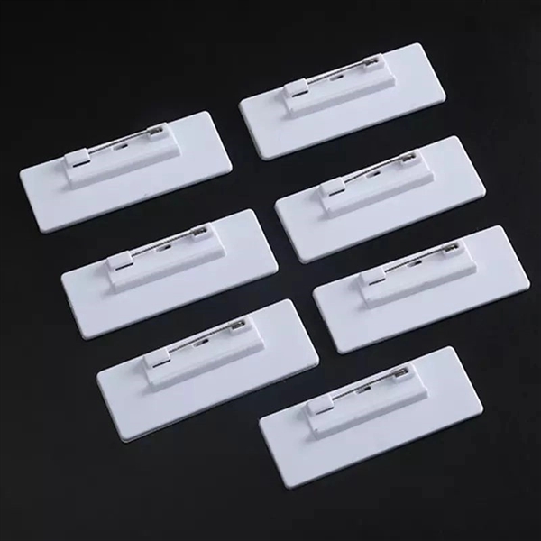 Reusable Stainless Steel Name Badge Tags - Reusable Stainless Steel Name Badge Tags - Image 2 of 4