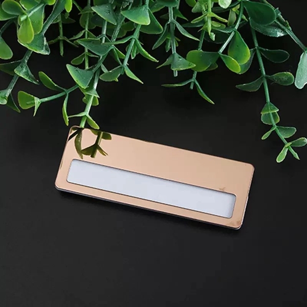Reusable Stainless Steel Name Badge Tags - Reusable Stainless Steel Name Badge Tags - Image 4 of 4