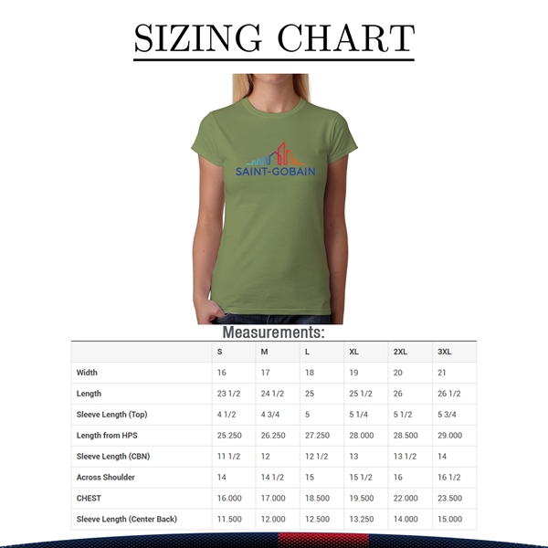 Gildan® SoftStyle Ladies' T-shirts - Gildan® SoftStyle Ladies' T-shirts - Image 2 of 5