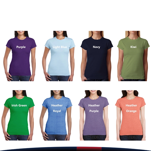 Gildan® SoftStyle Ladies' T-shirts - Gildan® SoftStyle Ladies' T-shirts - Image 4 of 5