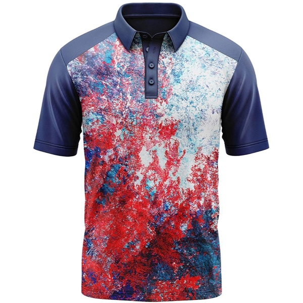 Mossy Oak® Men's Polyester Interlock Polo w/ Pocket, UPF 30+ - Mossy Oak® Men's Polyester Interlock Polo w/ Pocket, UPF 30+ - Image 3 of 6