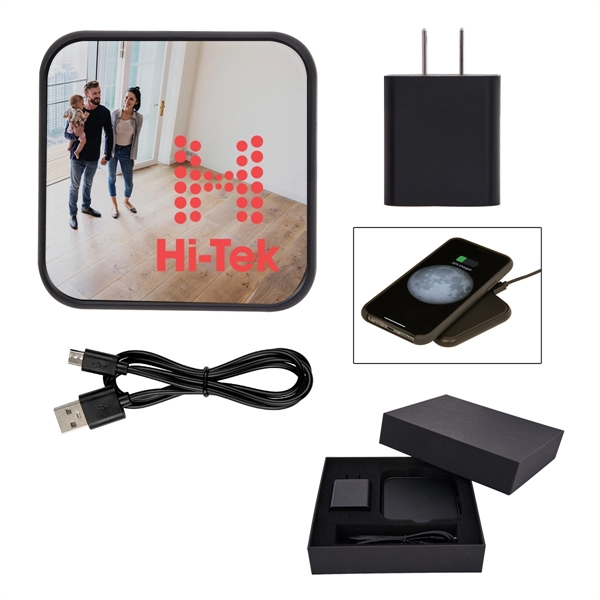 Dynamic Duo Wireless Charger And Adapter Gift Set - Dynamic Duo Wireless Charger And Adapter Gift Set - Image 2 of 6