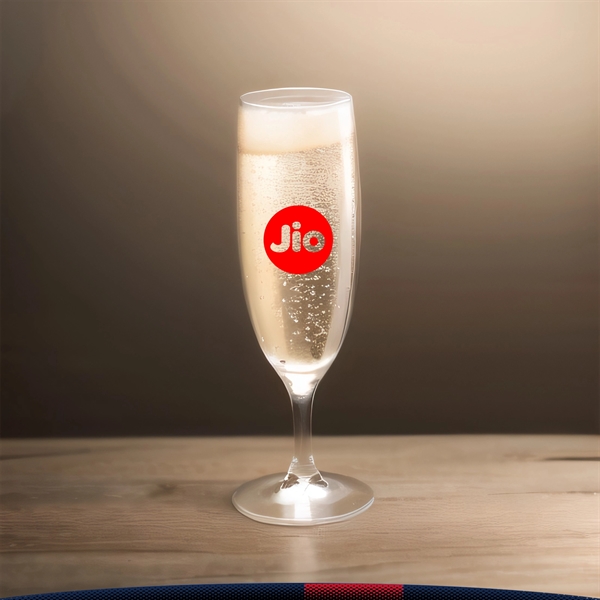 6.7 oz. Ibolya Plastic Champagne Flutes - 6.7 oz. Ibolya Plastic Champagne Flutes - Image 1 of 3