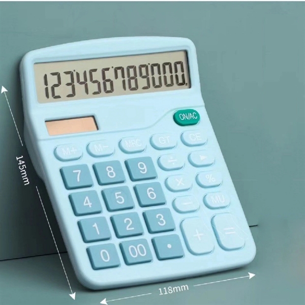 Desktop Calculator 12 Digit with Large LCD Display - Desktop Calculator 12 Digit with Large LCD Display - Image 1 of 3