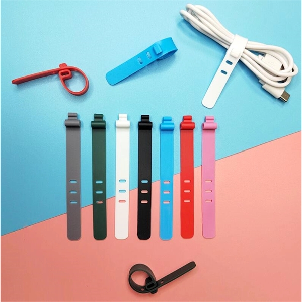 Silicone Cord Ties - Silicone Cord Ties - Image 1 of 4