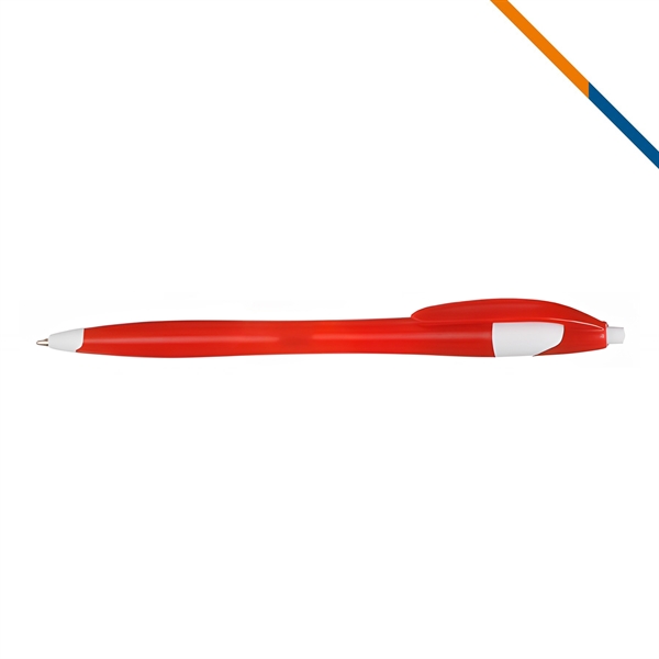 Inblue Two-Tone Plastic Ballpoint Pen - Inblue Two-Tone Plastic Ballpoint Pen - Image 6 of 6