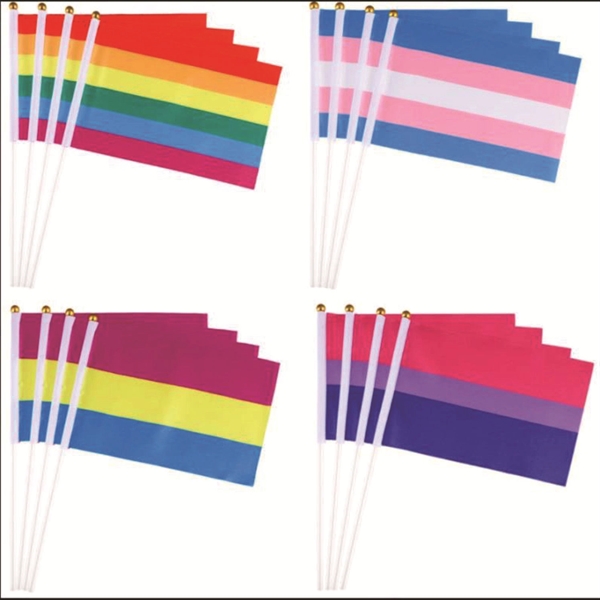 Customized Advertiser Waving Flag - Customized Advertiser Waving Flag - Image 1 of 8