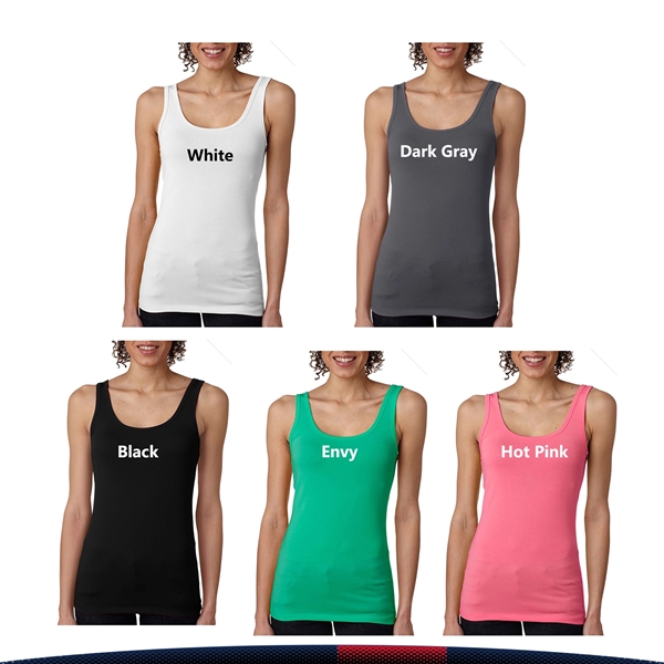 Next Level® Ladies Jersey Tank Tops - Next Level® Ladies Jersey Tank Tops - Image 4 of 5