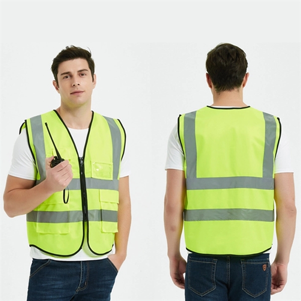 High Visibility Safety Reflective Vest - High Visibility Safety Reflective Vest - Image 2 of 4