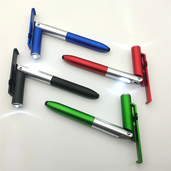 Multifunctional Phone Holder Foldable Light Pen Touch - Multifunctional Phone Holder Foldable Light Pen Touch - Image 1 of 4